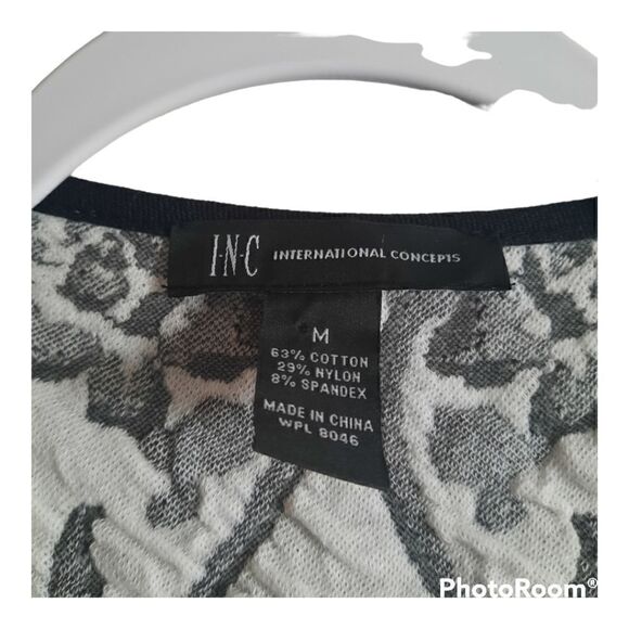 Inc International Concepts Floral Zip-Up Sweater Dress - Picture 2 of 5